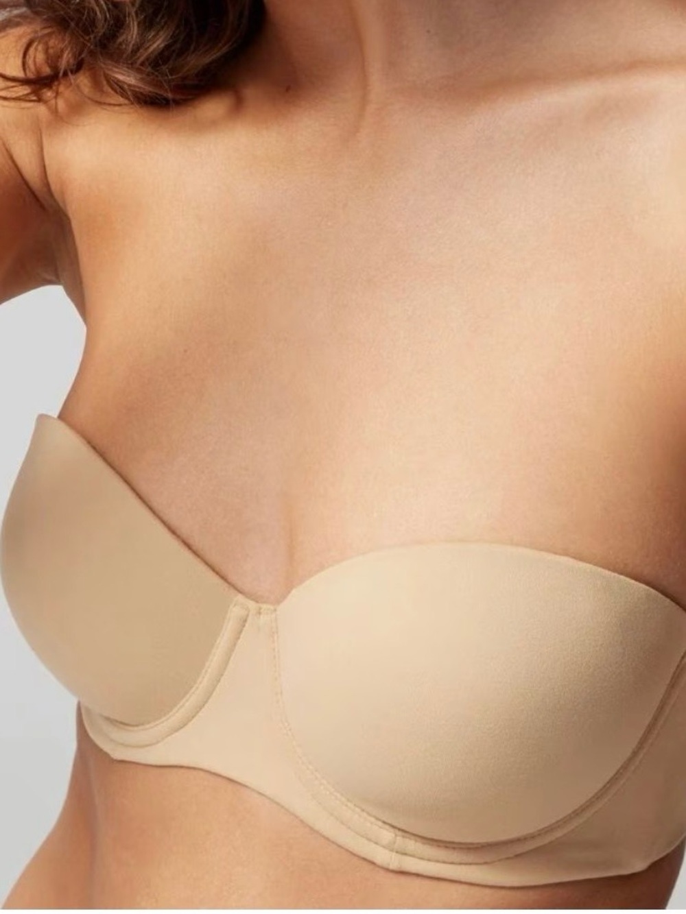 Soma Strapless Smooth Nude T-Shirt Bra